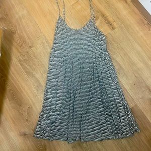 Old Navy Black and White Pattern Dress